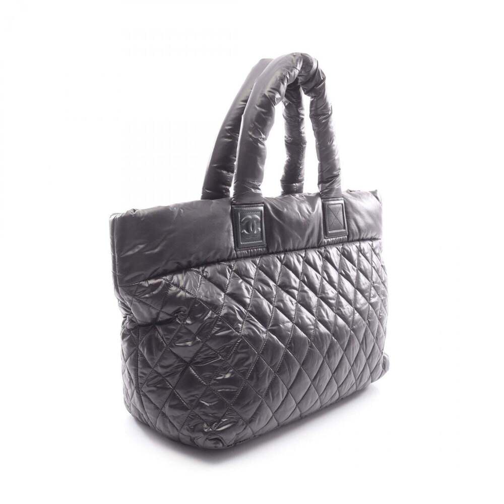 CHANEL Black Leather Tote Bag - Picture 2 of 7
